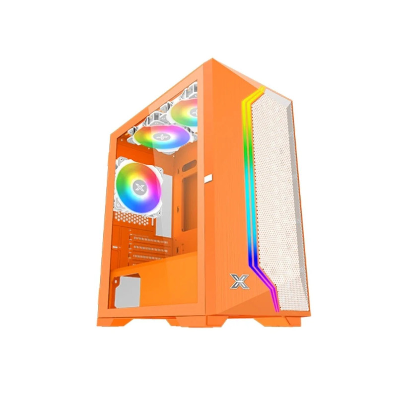 Xigmatek Gemini II Mid Tower Case - Orange - صندوق